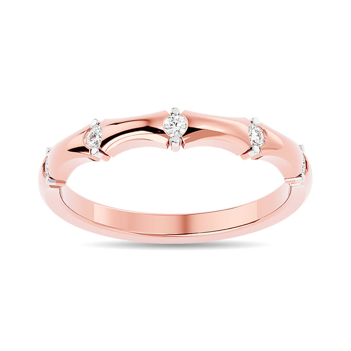 Diamond 1/8 Ct.tw Stackable Ring in 14K Rose Gold