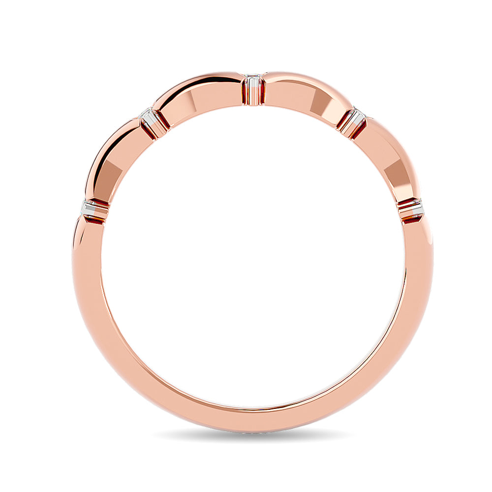 Diamond 1/8 Ct.tw Stackable Ring in 14K Rose Gold