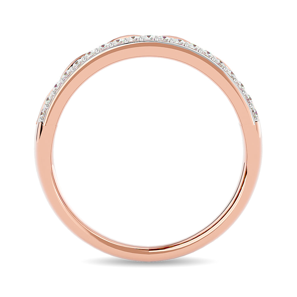 Diamond 1/8 Ct.tw Stackable Ring in 14K Rose Gold