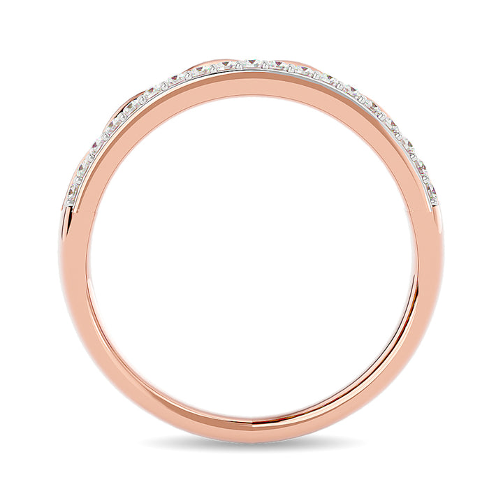 Diamond 1/8 Ct.tw Stackable Ring in 14K Rose Gold