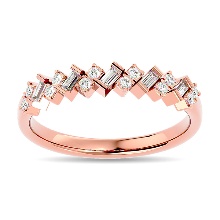 Diamond 1/5 Ct.tw Stackable Ring in 14K Rose Gold