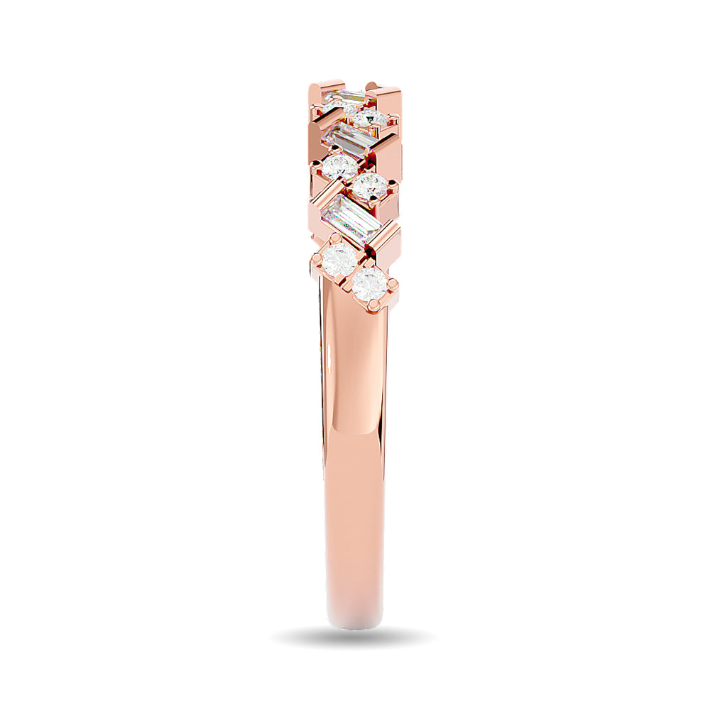 Diamond 1/5 Ct.tw Stackable Ring in 14K Rose Gold