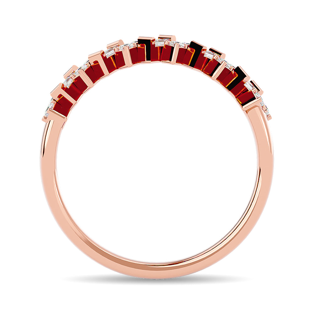 Diamond 1/5 Ct.tw Stackable Ring in 14K Rose Gold