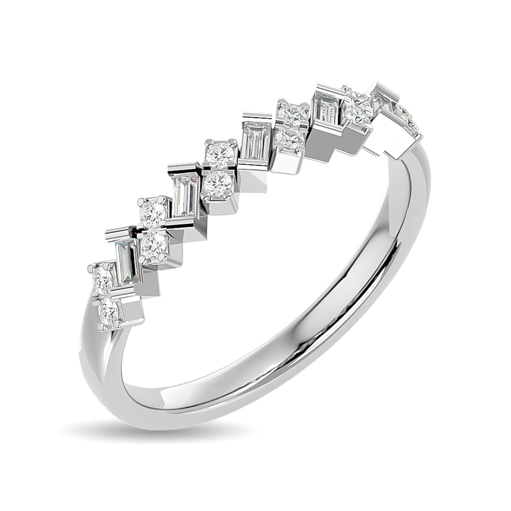Diamond 1/5 Ct.tw Stackable Ring in 14K White Gold
