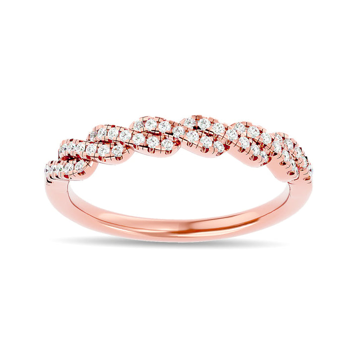 Diamond 1/5 Ct.tw Stackable Ring in 14K Rose Gold
