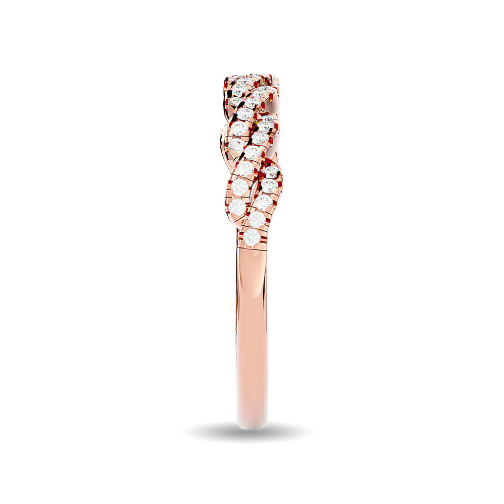 Diamond 1/5 Ct.tw Stackable Ring in 14K Rose Gold