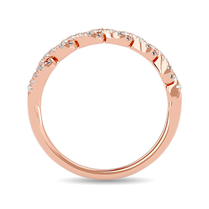 Diamond 1/5 Ct.tw Stackable Ring in 14K Rose Gold