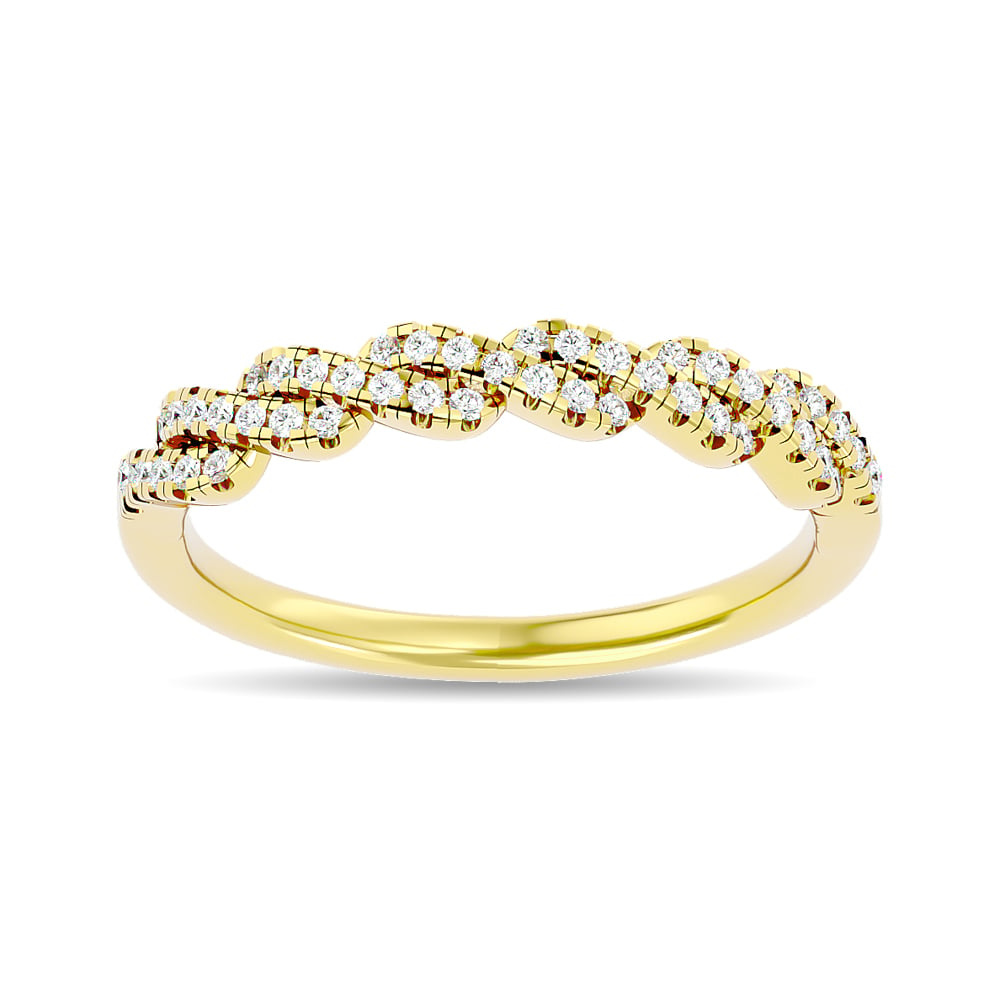 Diamond 1/6 Ct.tw Stackable Ring in 14K Yellow Gold