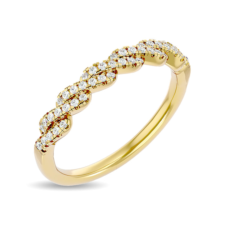 Diamond 1/6 Ct.tw Stackable Ring in 14K Yellow Gold