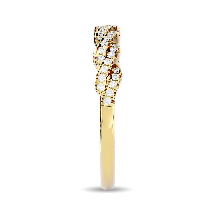 Diamond 1/6 Ct.tw Stackable Ring in 14K Yellow Gold