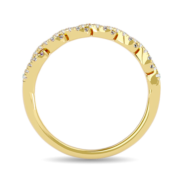 Diamond 1/6 Ct.tw Stackable Ring in 14K Yellow Gold