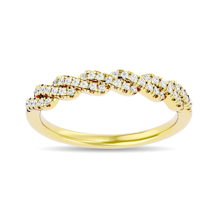 Diamond 1/6 ct tw Stackable Ring in 14K Yellow Gold