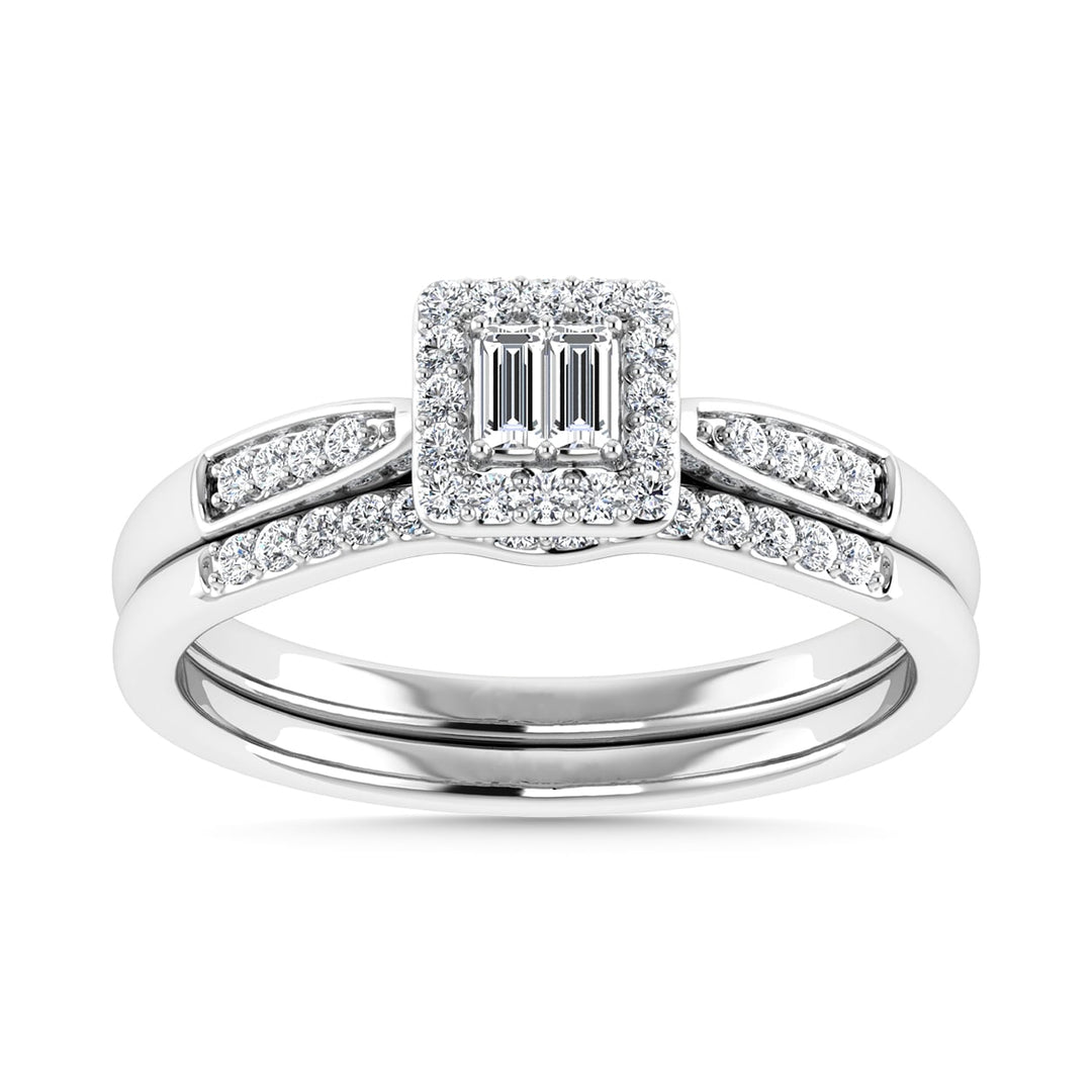 Diamond 1/4 Ct.Tw. Bridal Ring in 10K White Gold