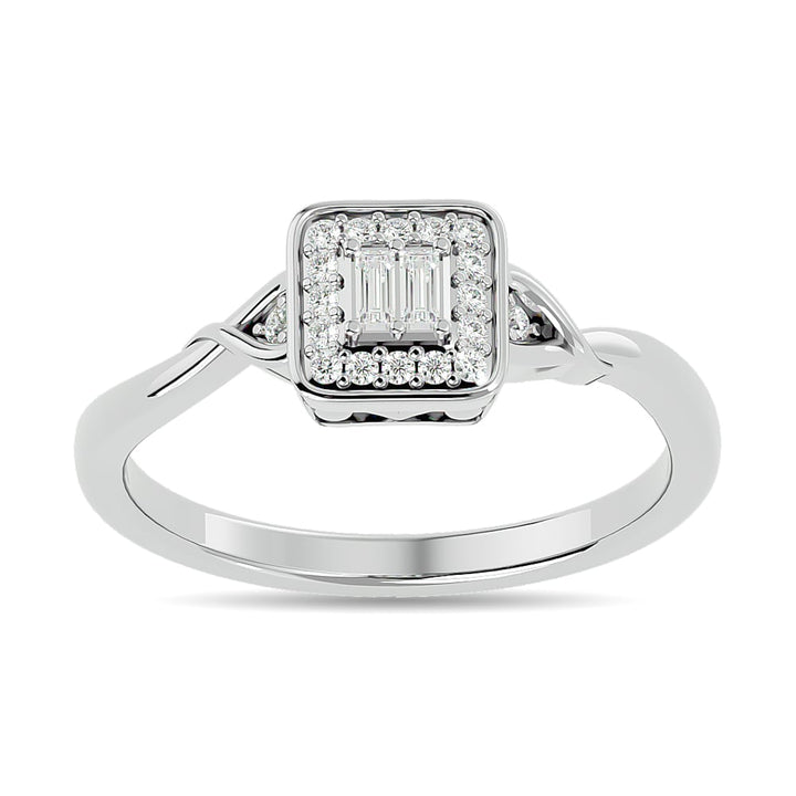 Diamond 1/6 Ct.tw Promise Ring in 10K White Gold