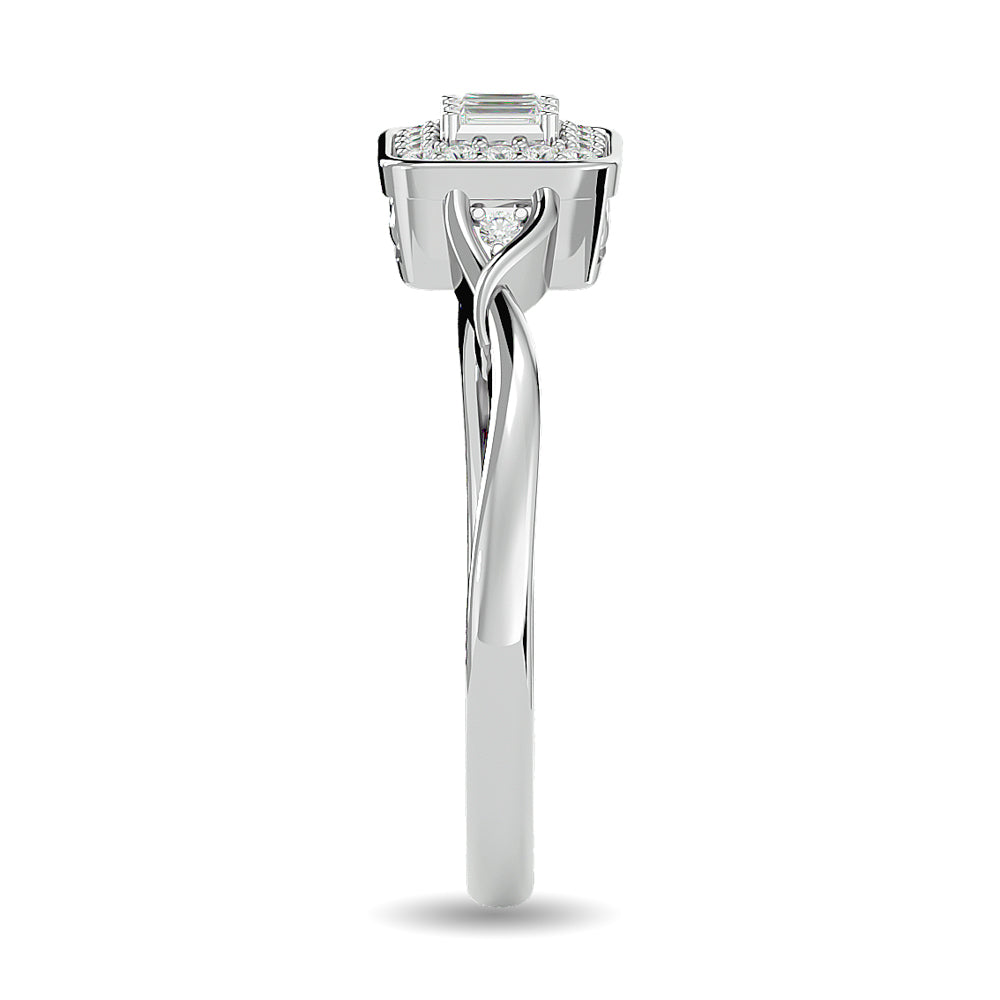 Diamond 1/6 Ct.tw Promise Ring in 10K White Gold