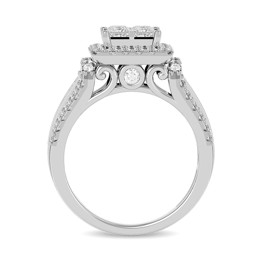 Diamond Engagement Ring 1 Ct.tw in 14K White Gold
