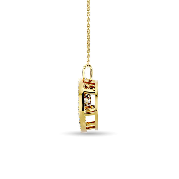 Diamond 1/4 Ct.tw Fashion Pendant in 14K Yellow Gold