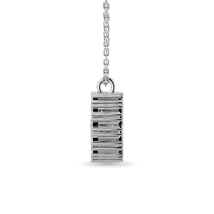10KT WHITE GOLD 1/6CT.TW DIAMOND PENDANT