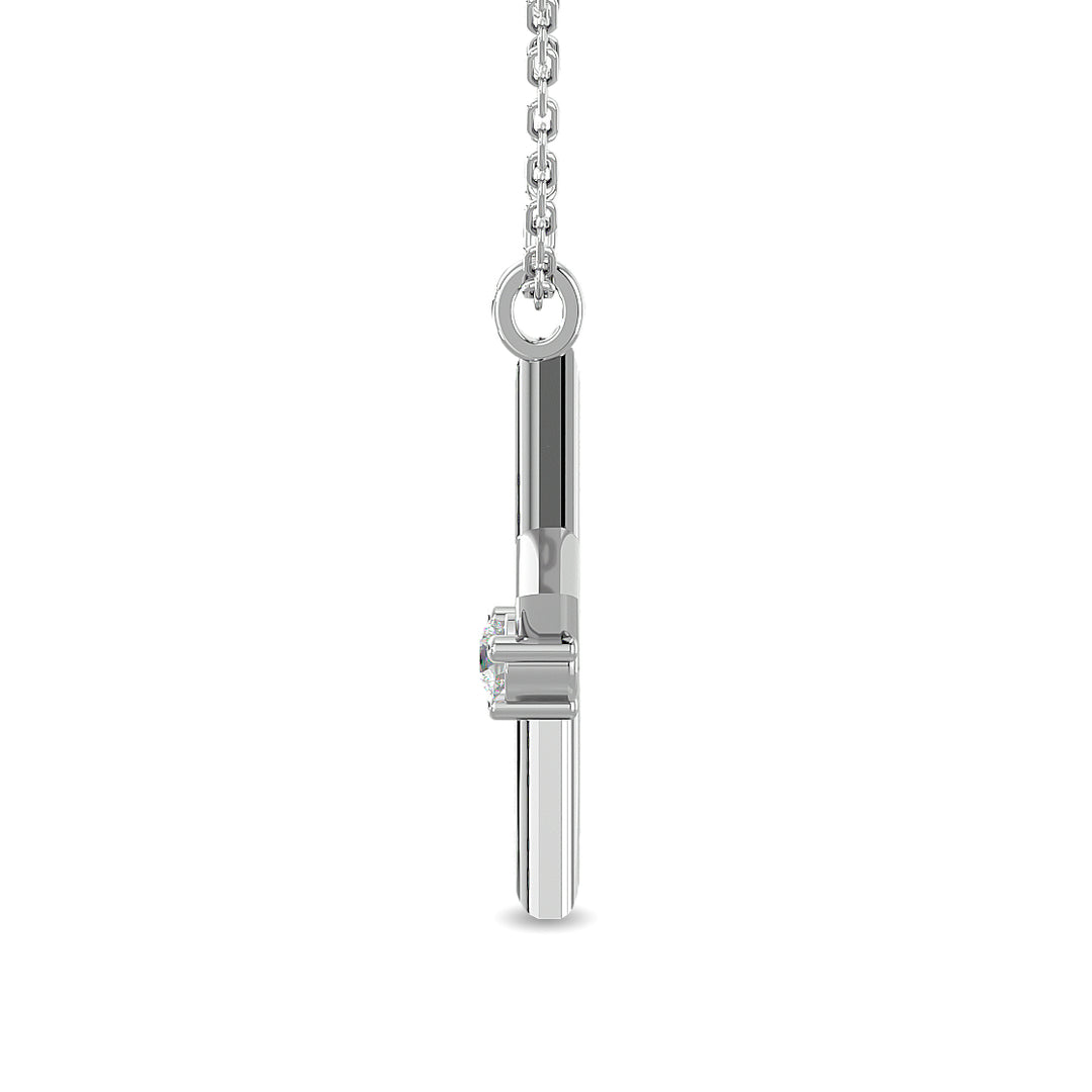 Diamond 1/20 Ct.tw Star Pendant in Sterling Silver