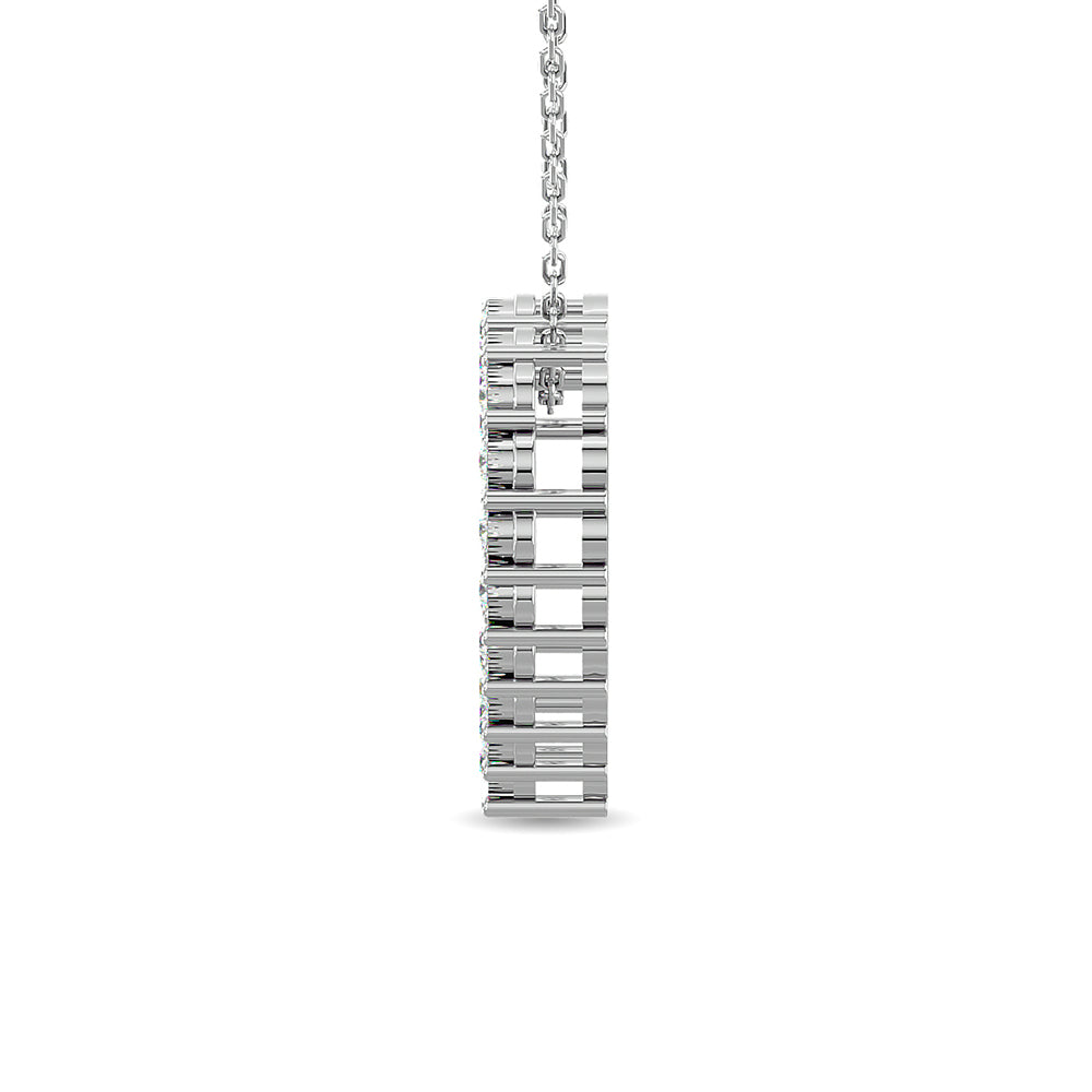 Diamond 1/6 Ct.Tw. Heart Pendant in Sterling Silver