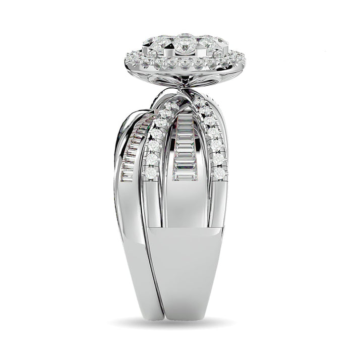 Diamond 1 Ct.tw Engagement Ring in 14K White Gold
