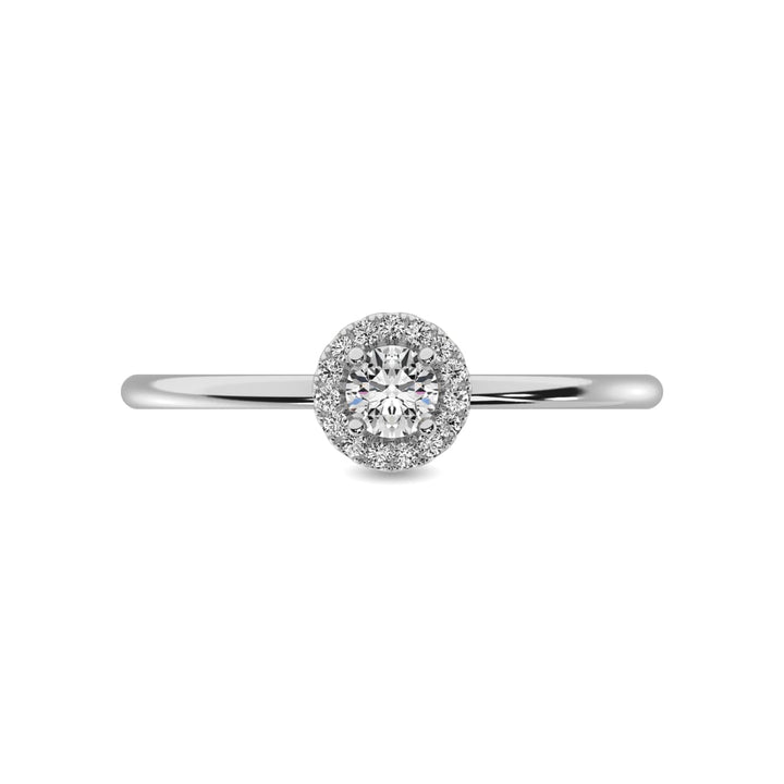 Diamond 1/5 Ct.tw Round Cut Fashion Ring in 10K White Gold