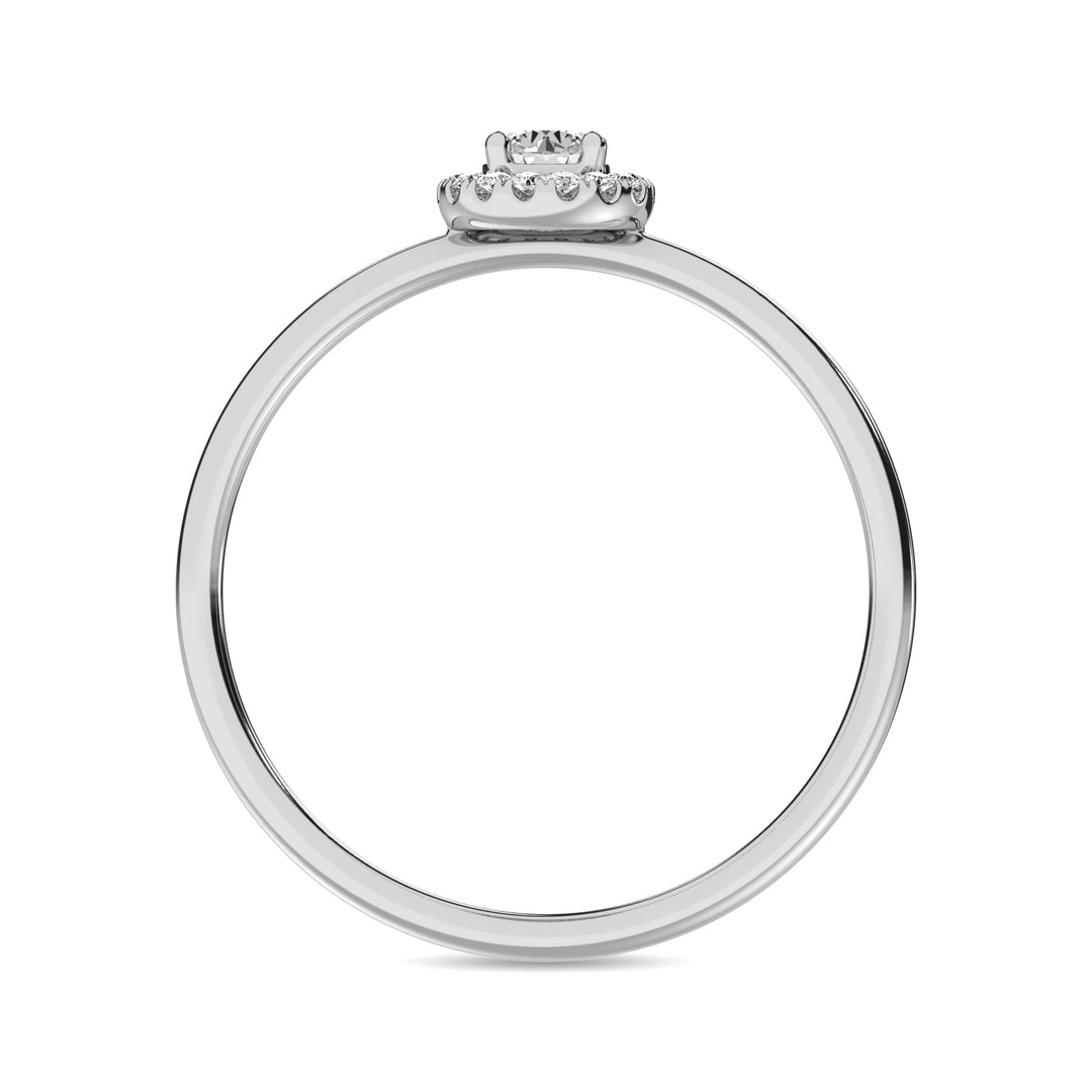 Diamond 1/5 Ct.tw Round Cut Fashion Ring in 10K White Gold