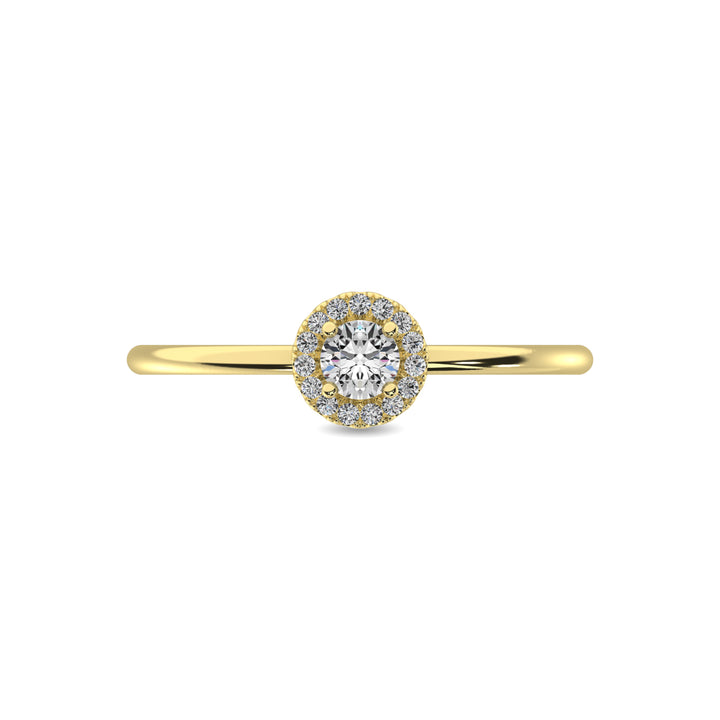 Diamond 1/5 Ct.tw Round Cut Fashion Ring in 10K Yellow Gold