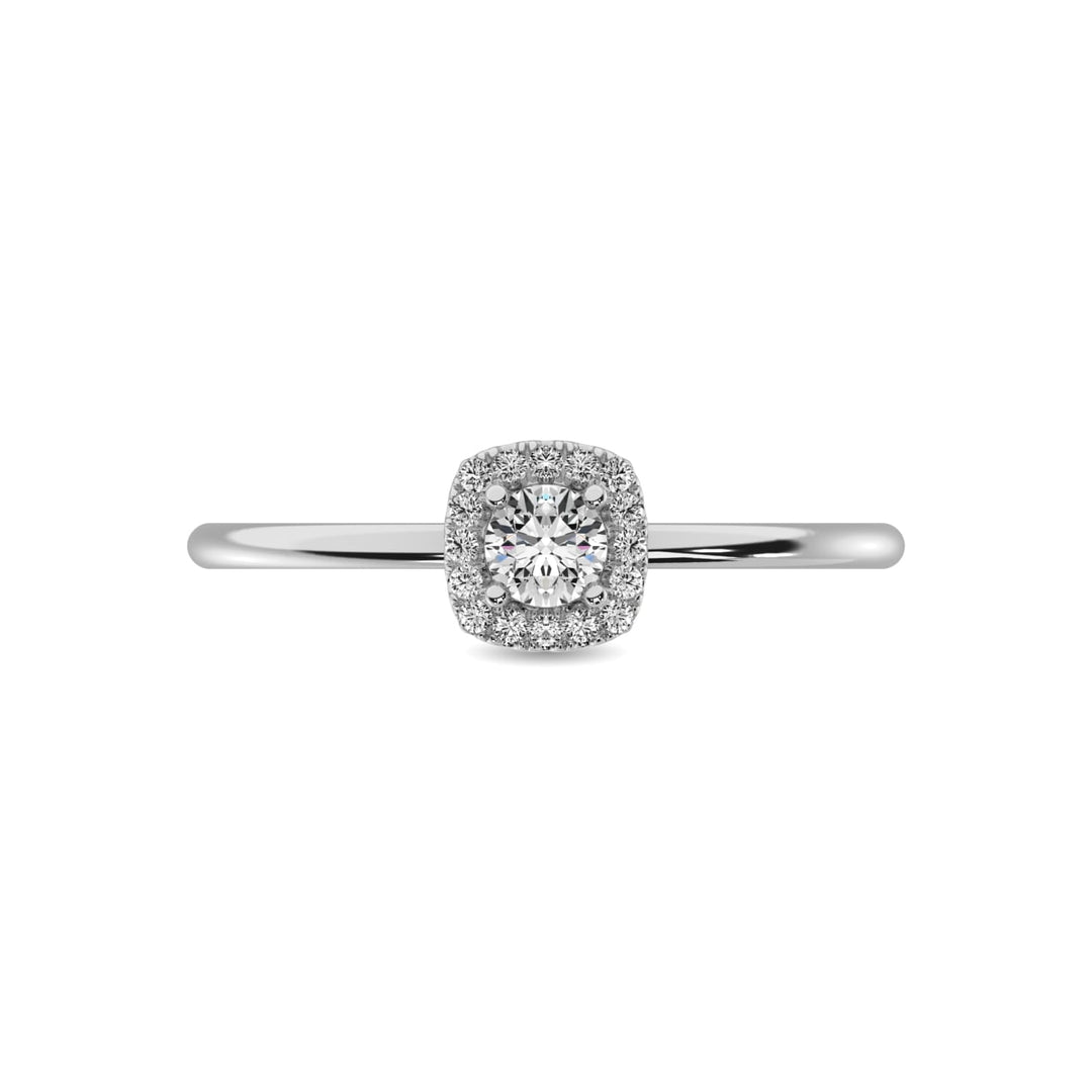 Diamond 1/5 Ct.tw Round Cut Fashion Ring in 10K White Gold