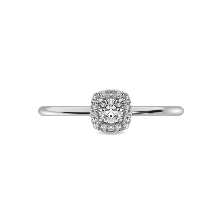 Diamond 1/5 Ct.tw Round Cut Fashion Ring in 10K White Gold