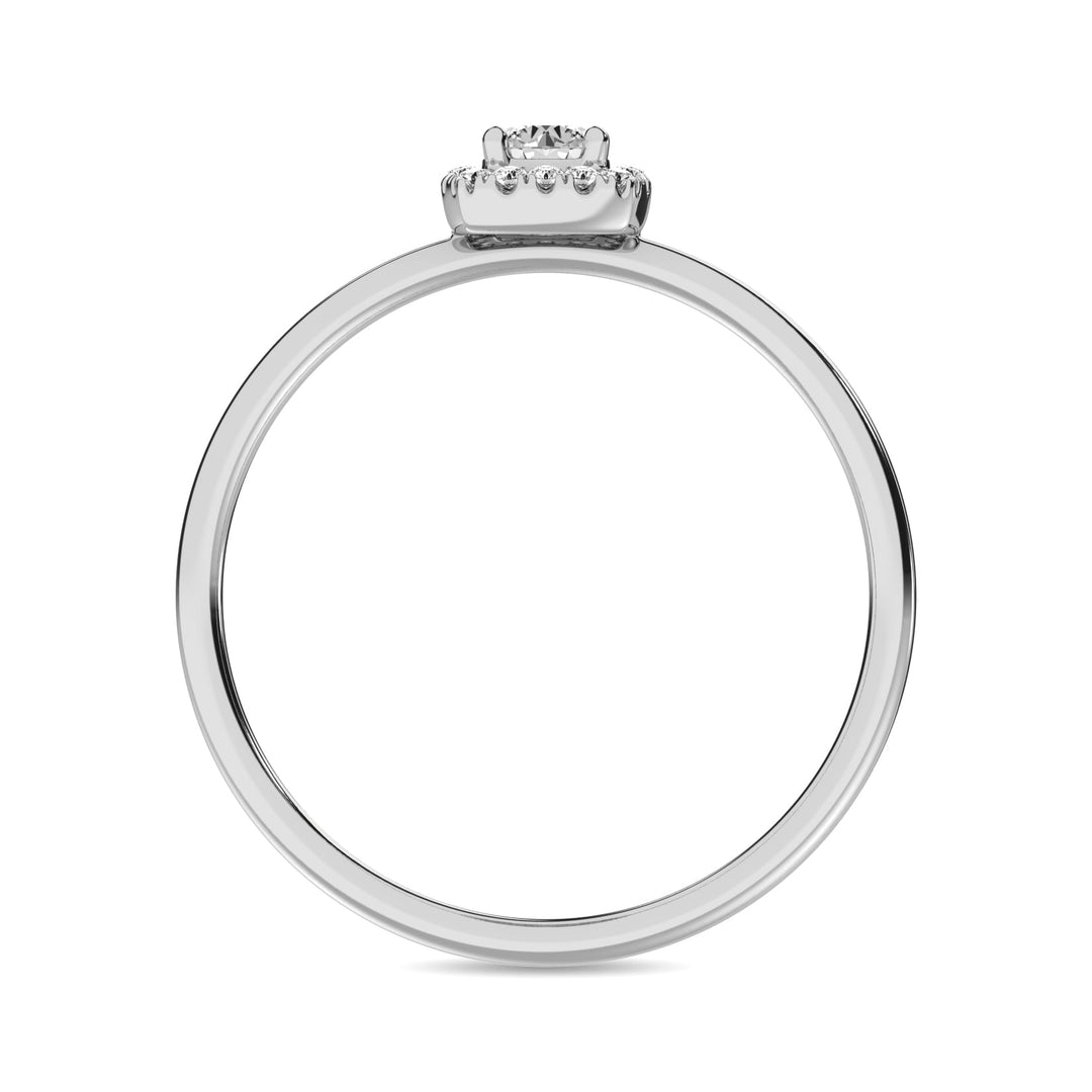 Diamond 1/5 Ct.tw Round Cut Fashion Ring in 10K White Gold