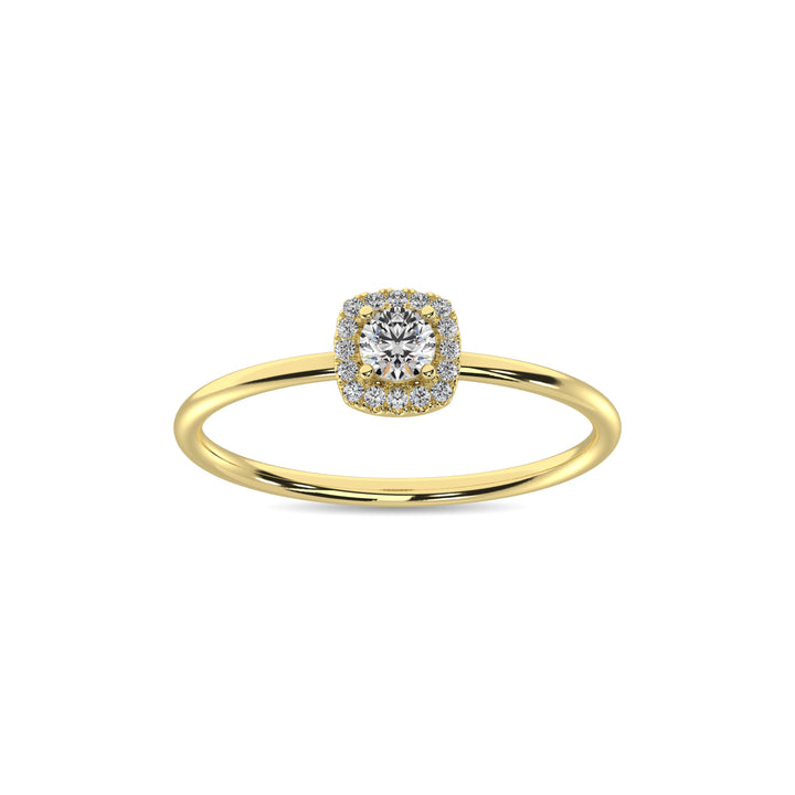 Diamond 1/5 Ct.tw Round Cut Fashion Ring in 10K Yellow Gold