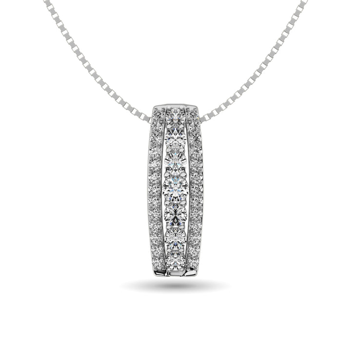 Diamond 1/4 Ct.tw Baguette Fashion Ring in 14K White Gold