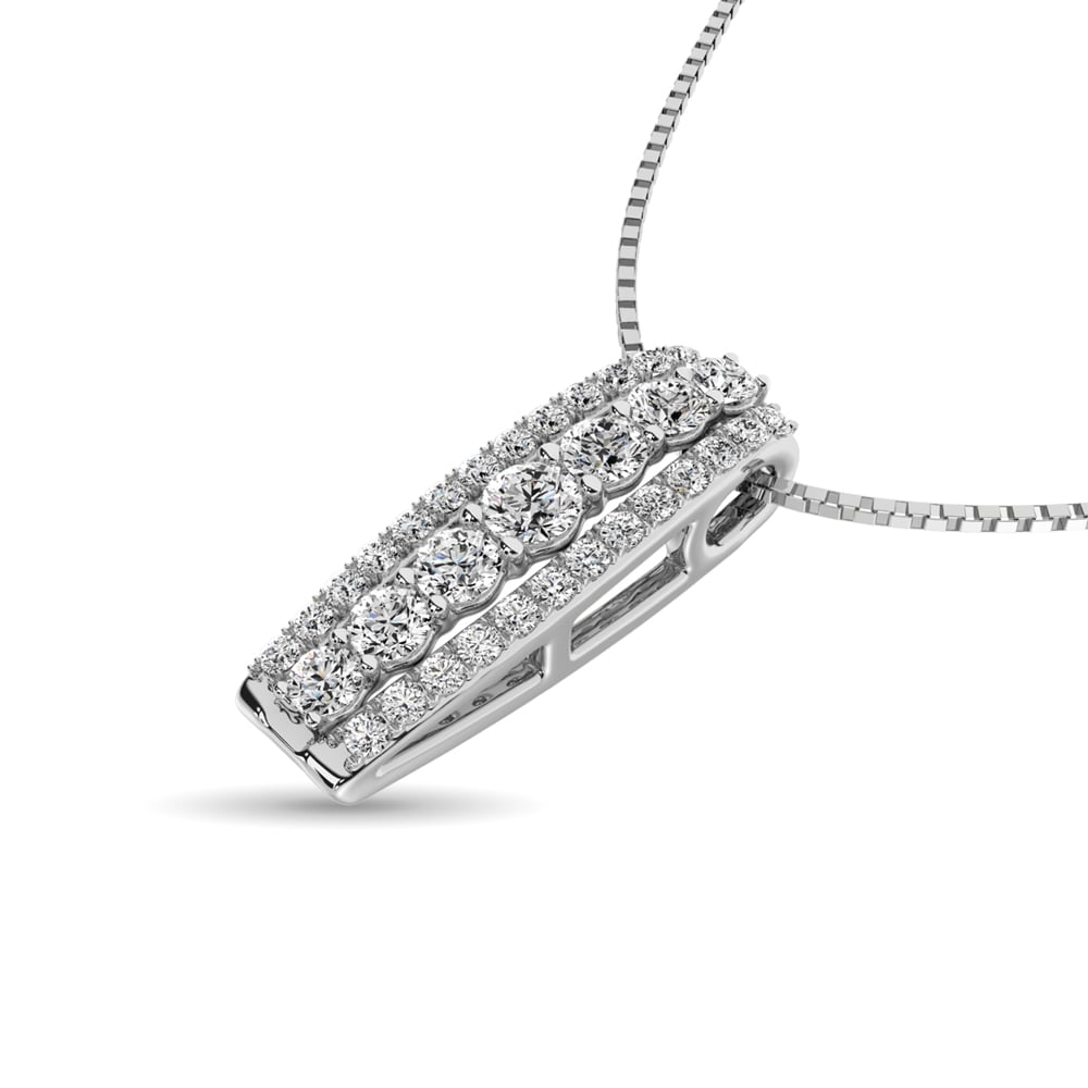 Diamond 1/4 Ct.tw Baguette Fashion Ring in 14K White Gold