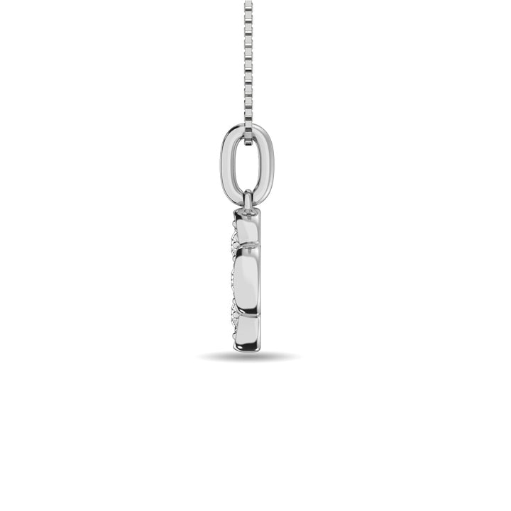 Diamond 1/10 Ct.tw Fashion Pendant in 10K White Gold