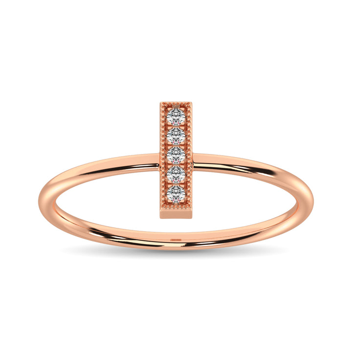 Diamond 1/20 Ct.Tw. Fashion Ring in 10K Rose Gold