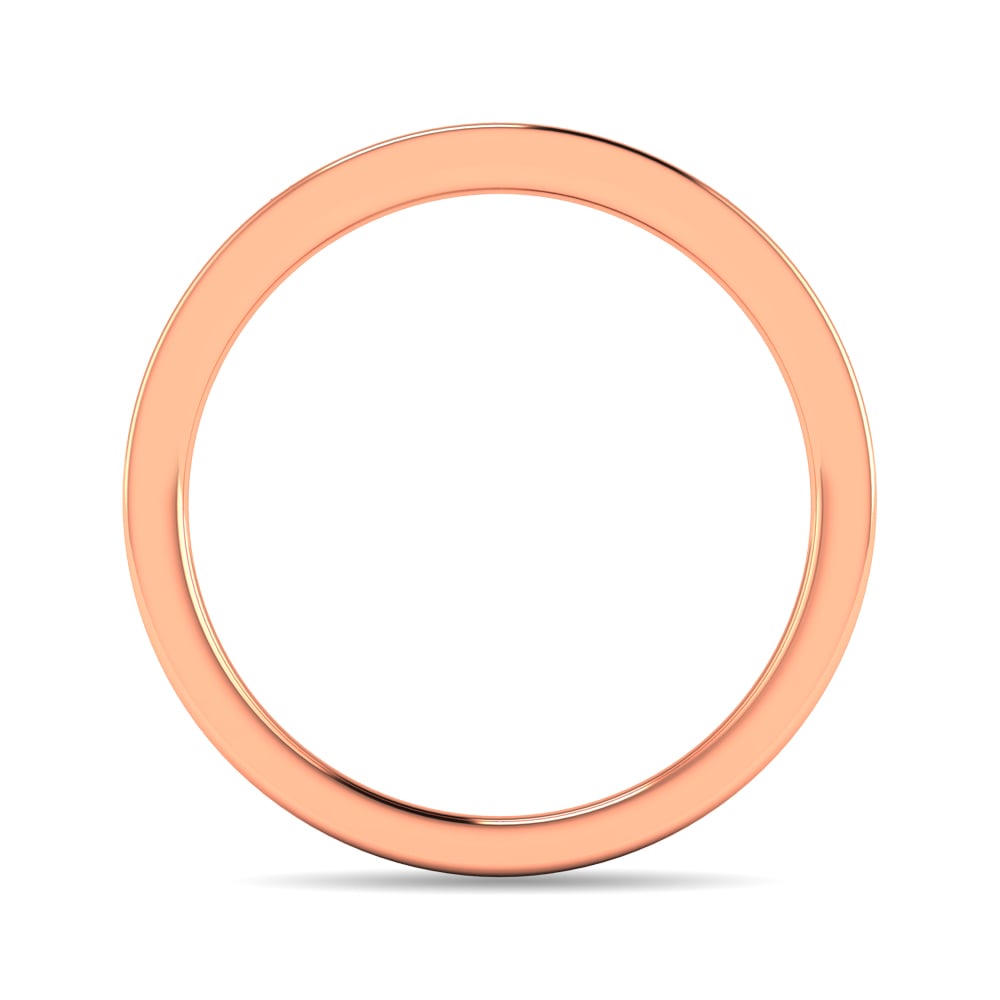 Diamond 1/20 Ct.tw Rount Cut Band in 14K Rose Gold