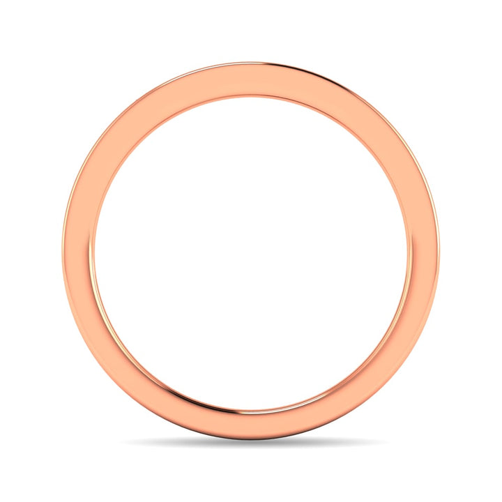Diamond 1/20 Ct.tw Rount Cut Band in 14K Rose Gold