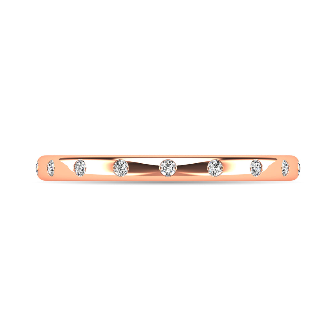 Diamond 1/10 Ct.tw Stackable Ring in 14K Rose Gold