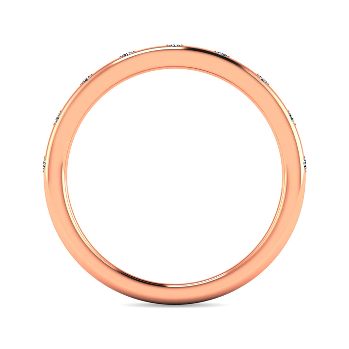 Diamond 1/10 Ct.tw Stackable Ring in 14K Rose Gold