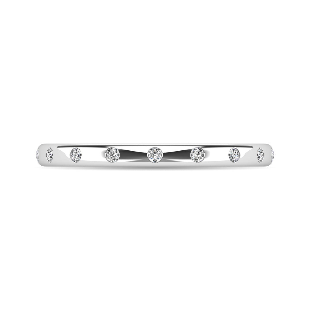 Diamond 1/10 Ct.tw Stackable Ring in 14K White Gold