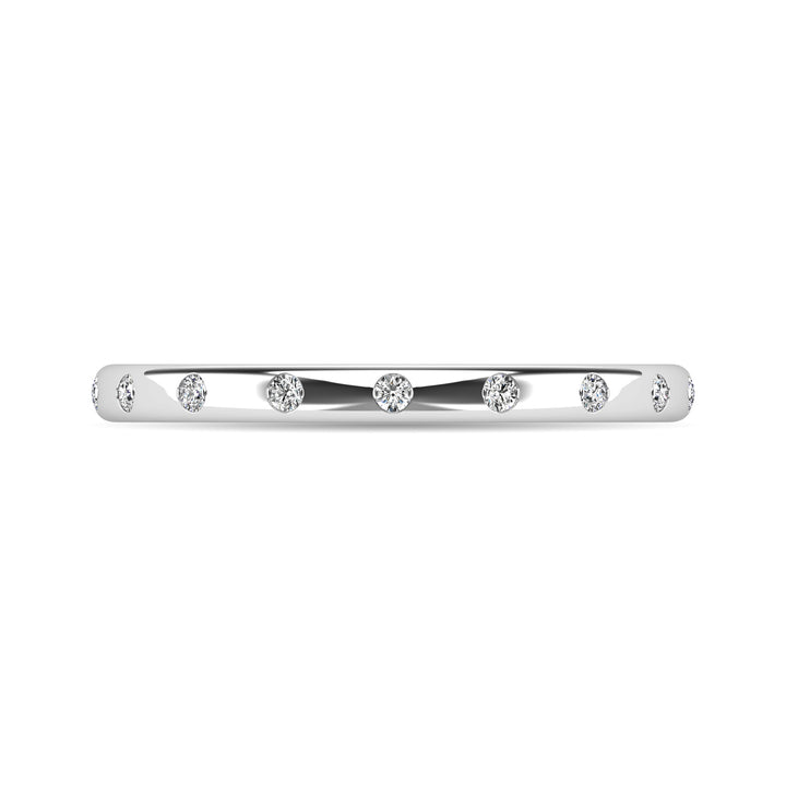 Diamond 1/10 Ct.tw Stackable Ring in 14K White Gold