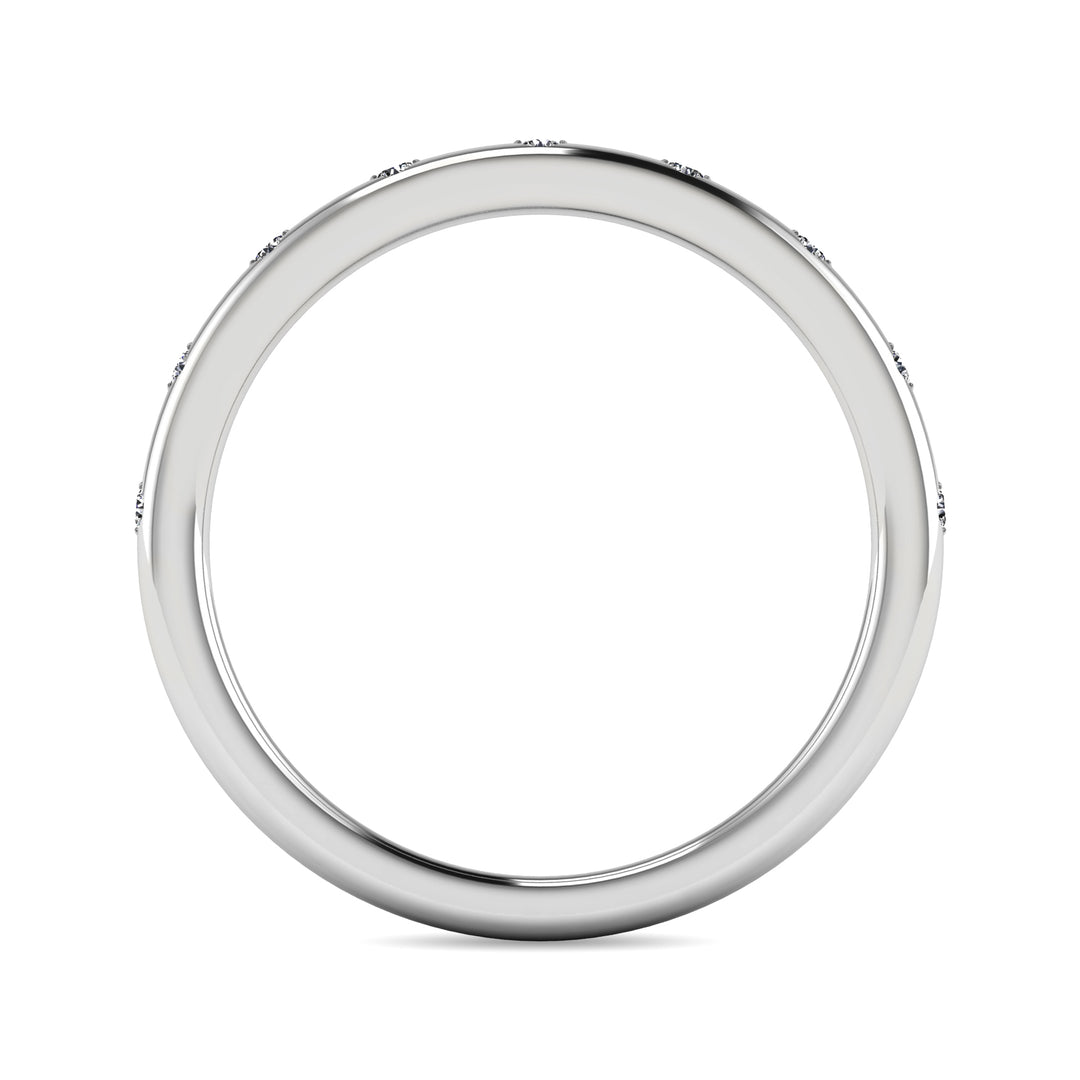 Diamond 1/10 Ct.tw Stackable Ring in 14K White Gold