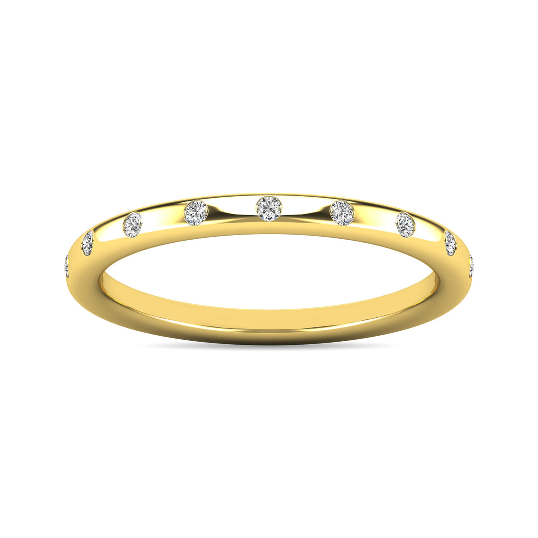 Diamond 1/10 Ct.tw Stackable Ring in 14K Yellow Gold