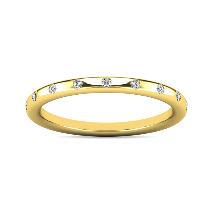 Diamond 1/10 Ct.tw Stackable Ring in 14K Yellow Gold