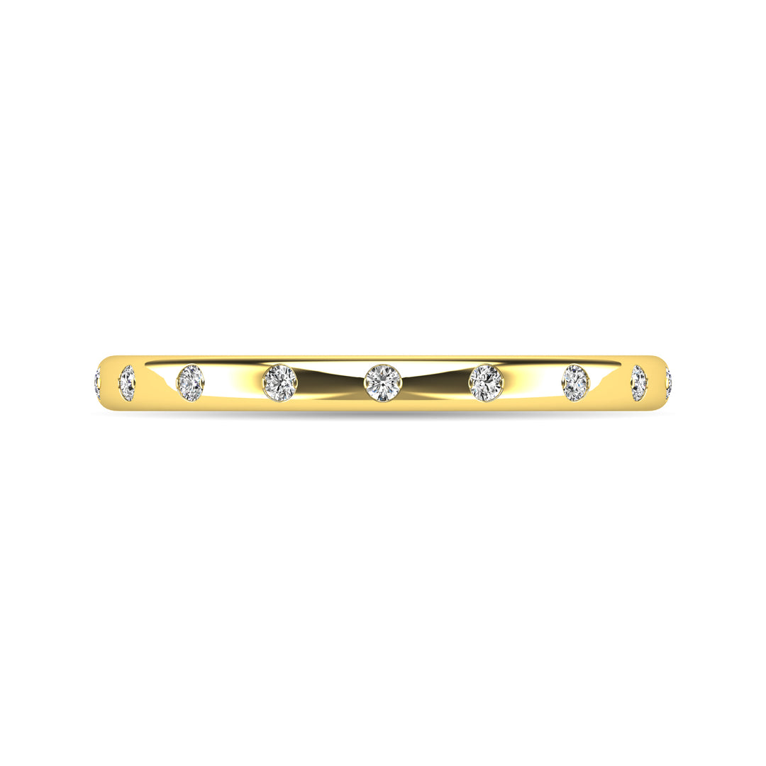 Diamond 1/10 Ct.tw Stackable Ring in 14K Yellow Gold