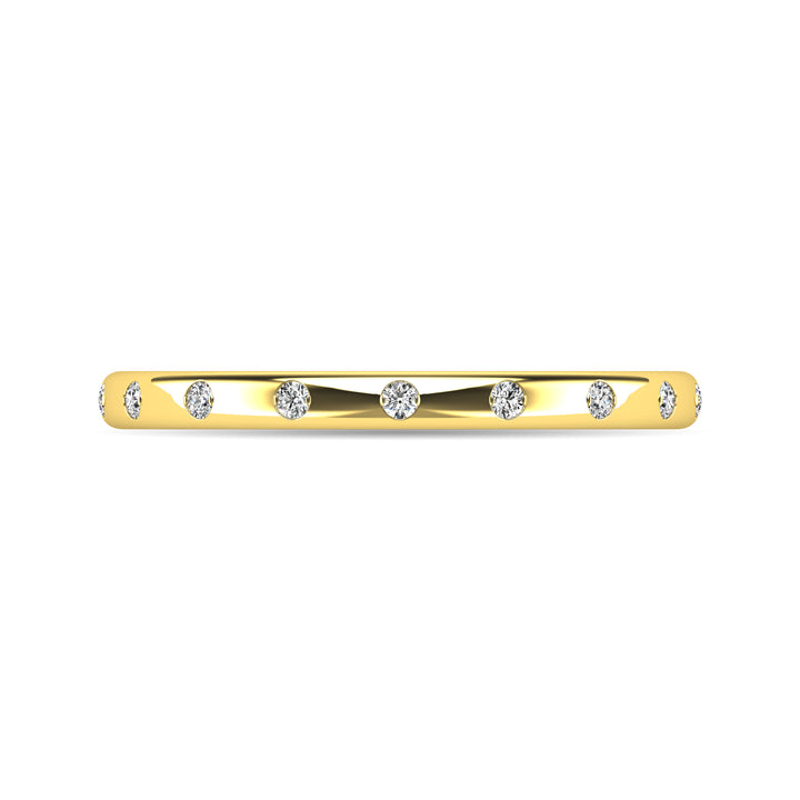 Diamond 1/10 Ct.tw Stackable Ring in 14K Yellow Gold