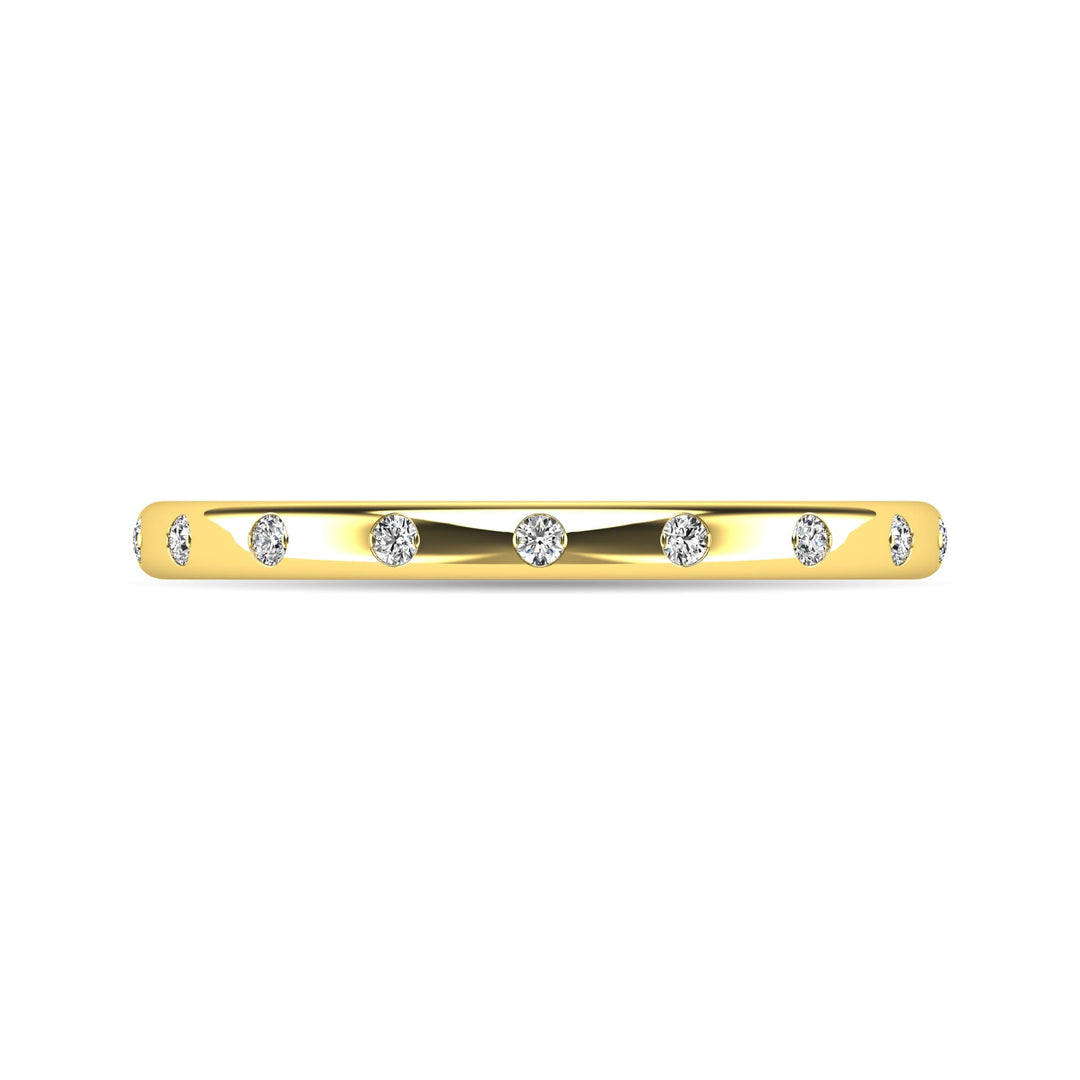 Diamond 1/10 ct tw Stackable Ring in 14K Yellow Gold