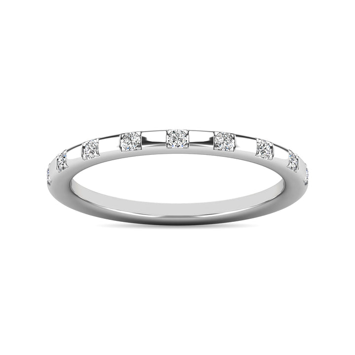 Diamond 1/10 Ct.tw Stackable Ring in 10K White Gold