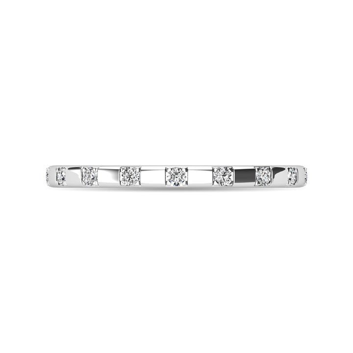 Diamond 1/10 ct tw Stackable Ring in 10K White Gold